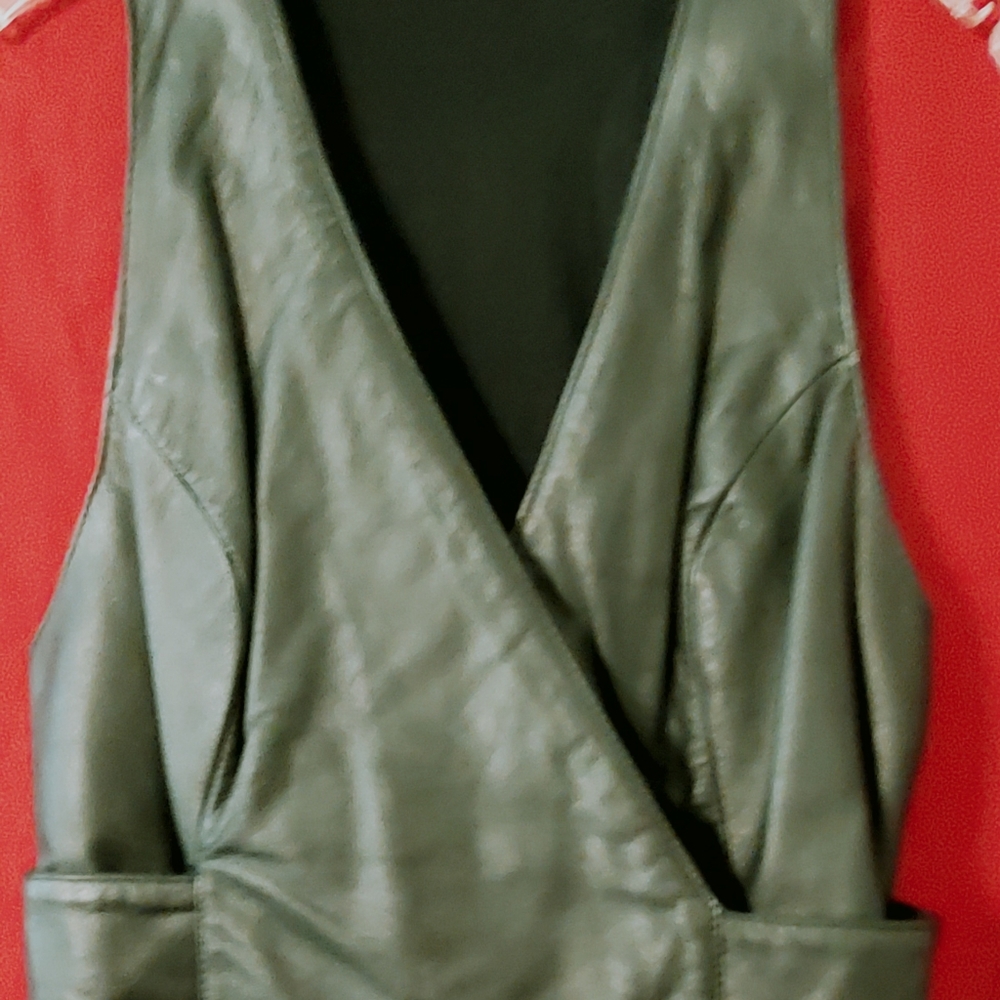 Wilson's vintage genuine leather vest Black Size S